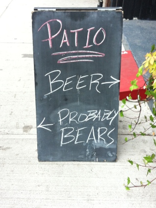 Bear vs. beer
